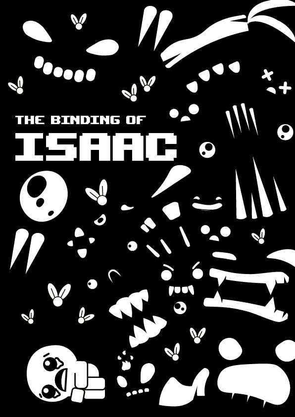 Cartel de los bosses de The Binding Of Isaac