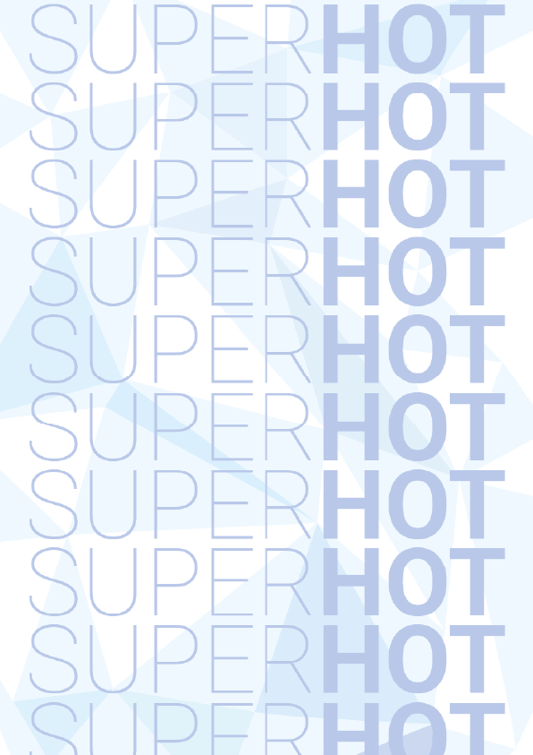 Cartel frio de Super Hot