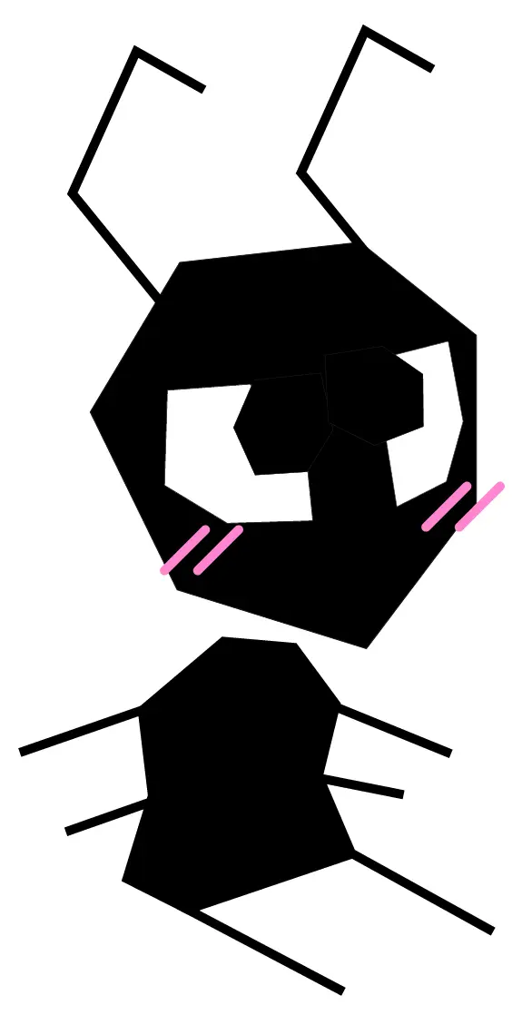 Sticker del personaje principal de ANTENNA