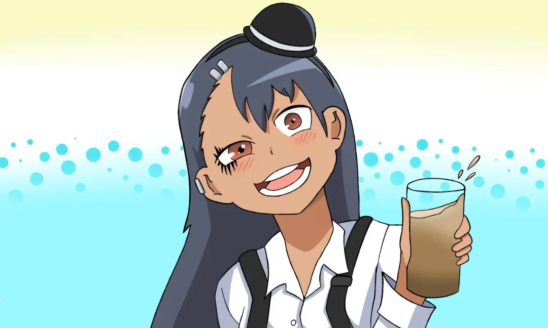 Nagatoro de Dont toy with me nagatoro ofreciendo leche