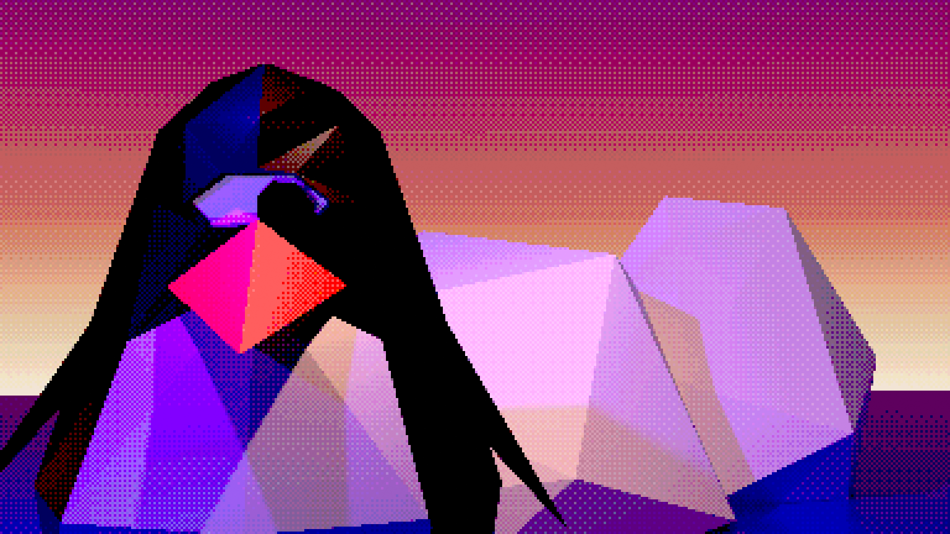 Modelo 3D de un pinguino ciclope